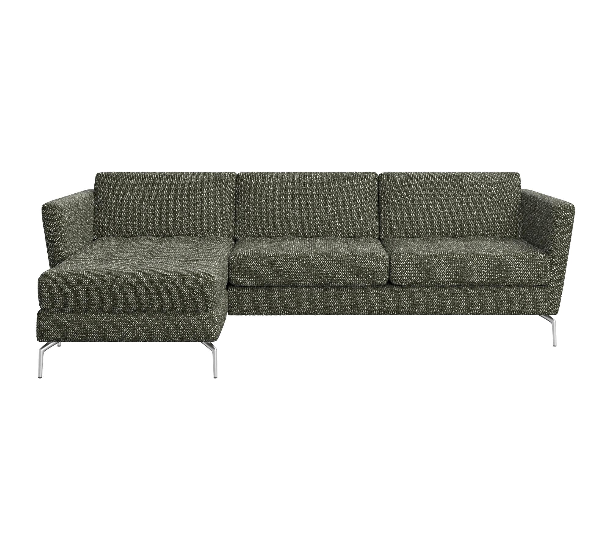 Osaka Sofa Chaise Longue Right Avellino Fabric 3252 Green 0