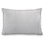 2x Ladore Pillowcase Polyester Light Grey 70 x 50 cm 1