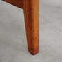 4x Stuhl Teakholz Textil Beige 1970er Jahre  5