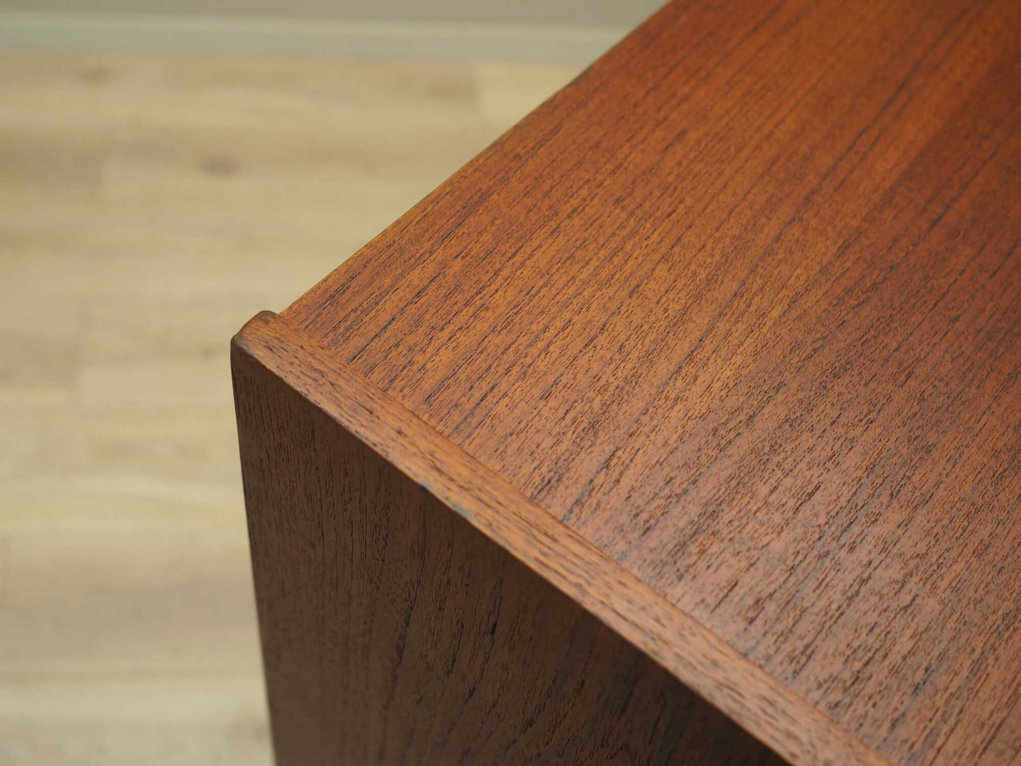 Vintage sideboard teak wood brown 1960s 9