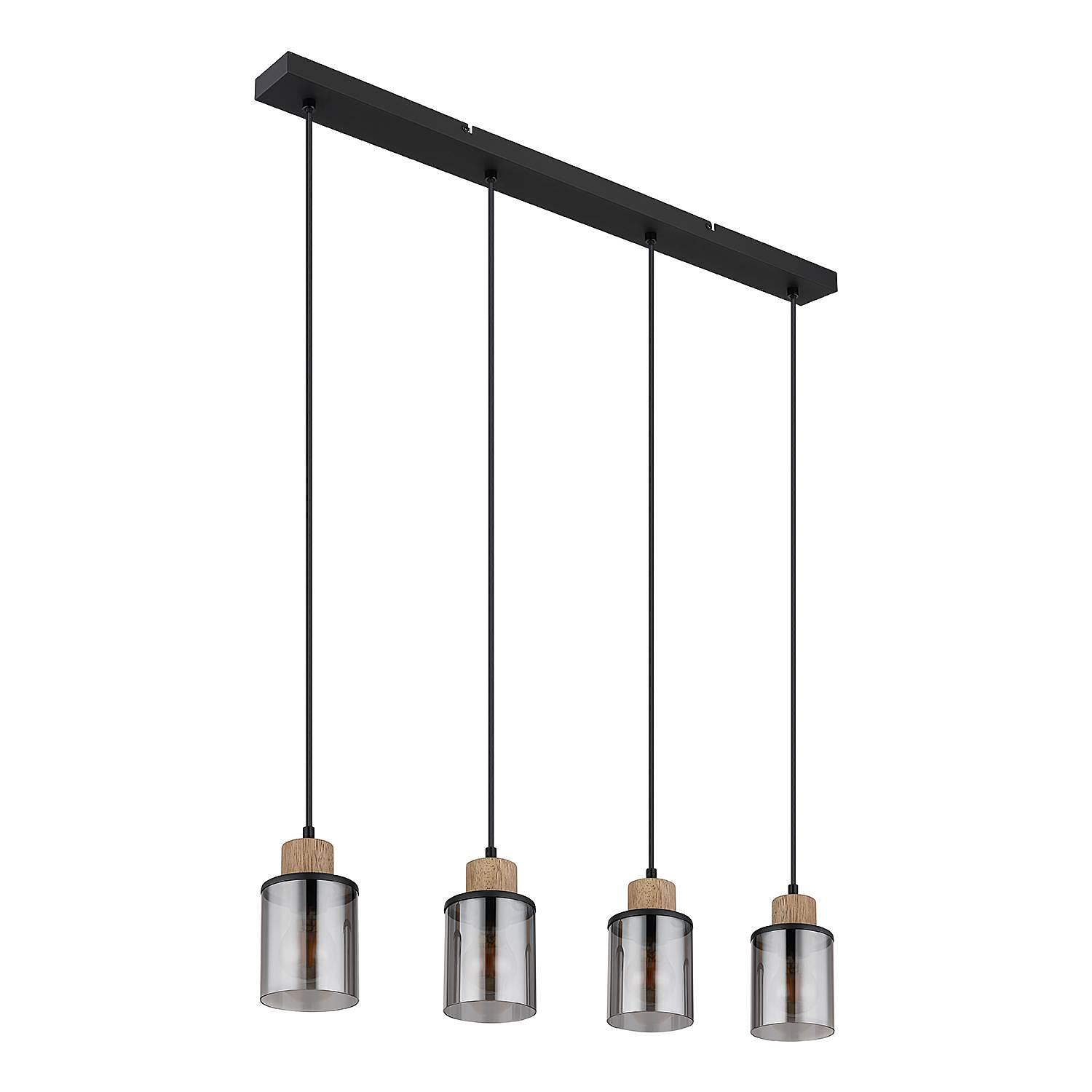 Pendelleuchte Reid Typ C Farbglas Eisen 3