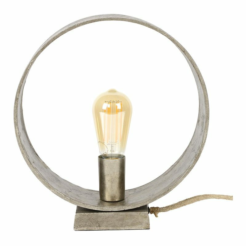Loop Tischleuchte Metall Nickel 1
