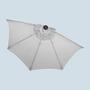 Sonnenschirm Aluminium Grau 2