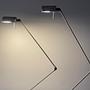 2x Vintage Daphne Tavolo LED Tischleuchte Nickel Silber 0