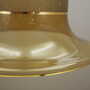 Pendant lamp glass metal gold 1960s 3