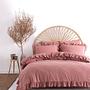 Duvet cover set cotton dusty rose 220x240cm 2