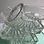 Vintage Kabarett Drehteller mit Schalen 1950er Jahre 6