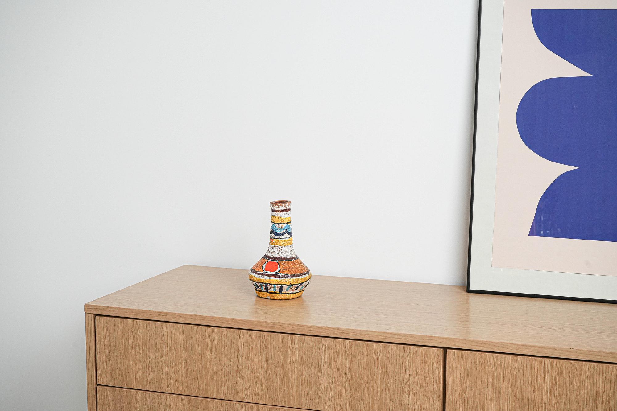 Ceramic vase Multicolored 1960s 7