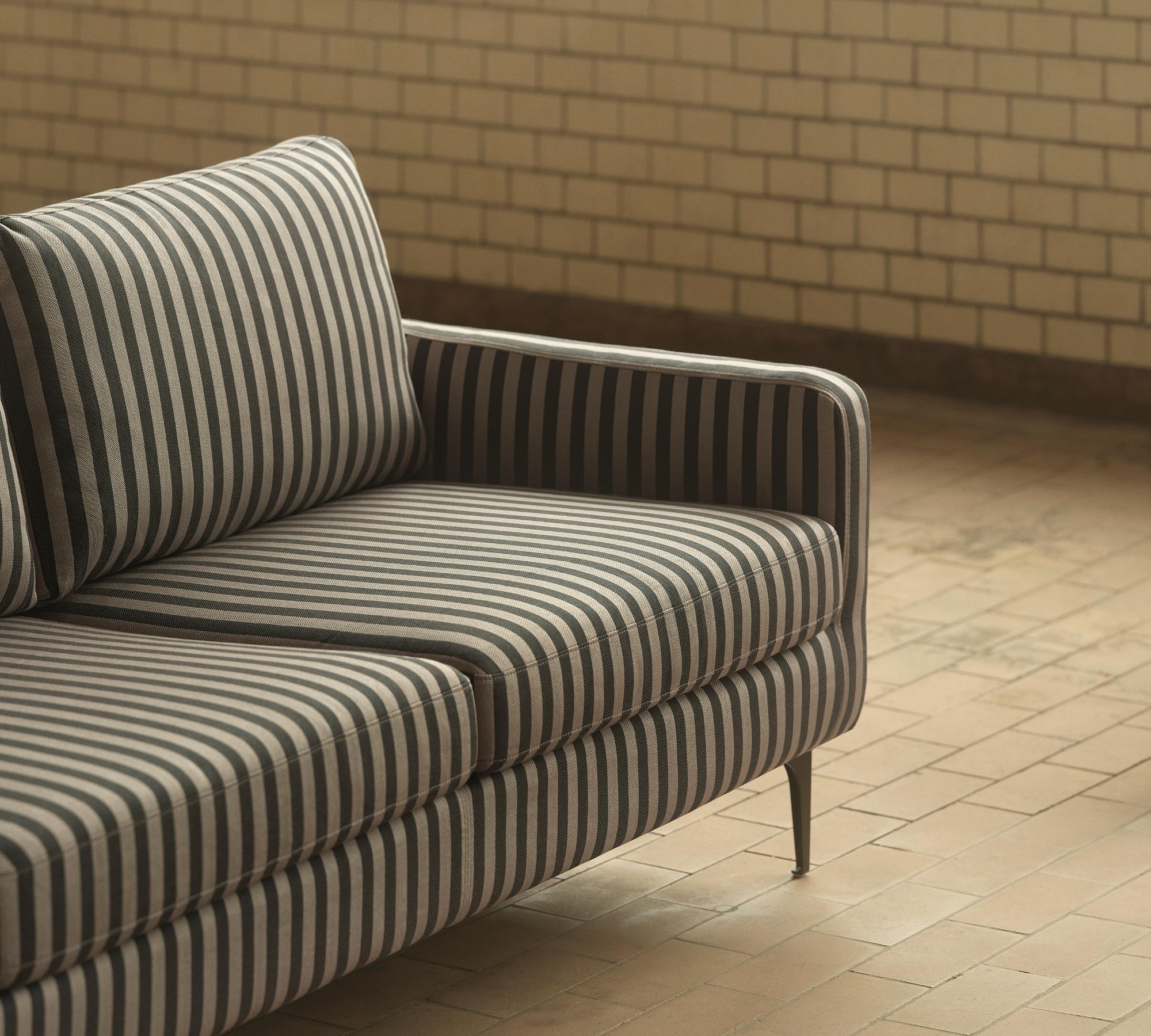Anna Sofa 2-Sitzer Straight Latte Black 4