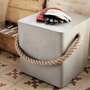 Edge On Wheels Hocker Faserbeton Grau 1