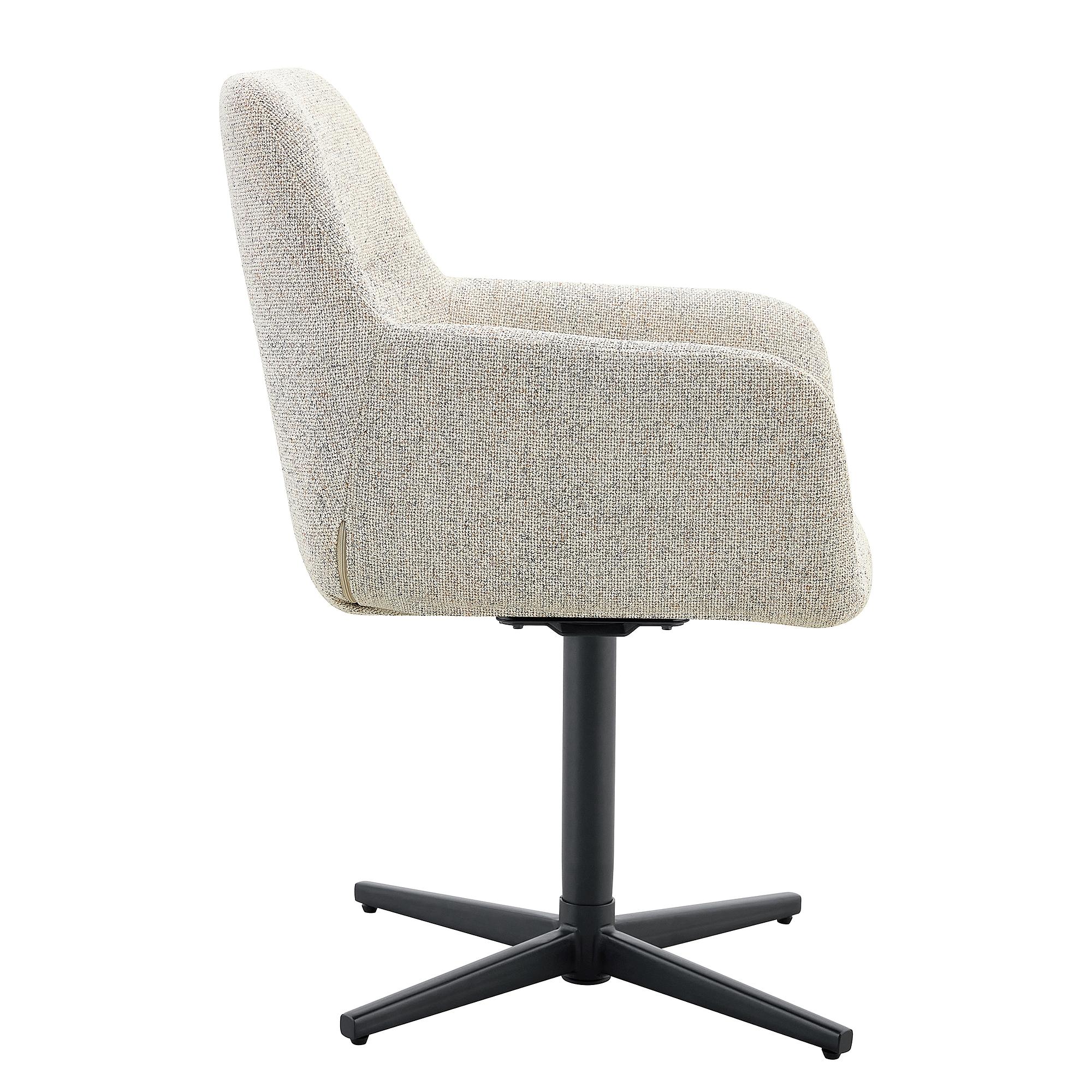 MEPIC Armlehnenstuhl Drehbar 2er-Set Beige 3