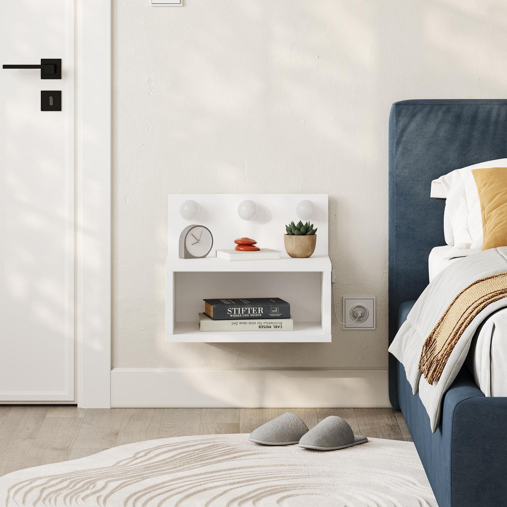 Treo Nightstand White 0