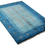 Rizbaf Gabbeh-Teppich Wolle Blau 2