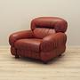 Armchair Leather Burgundy 1970s 1