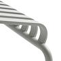 Palissade Chaise Longue Grau 3