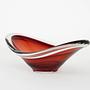 Ruby plate Murano glass1960s 4