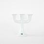 Candlestick Ceramic White 1970s 2