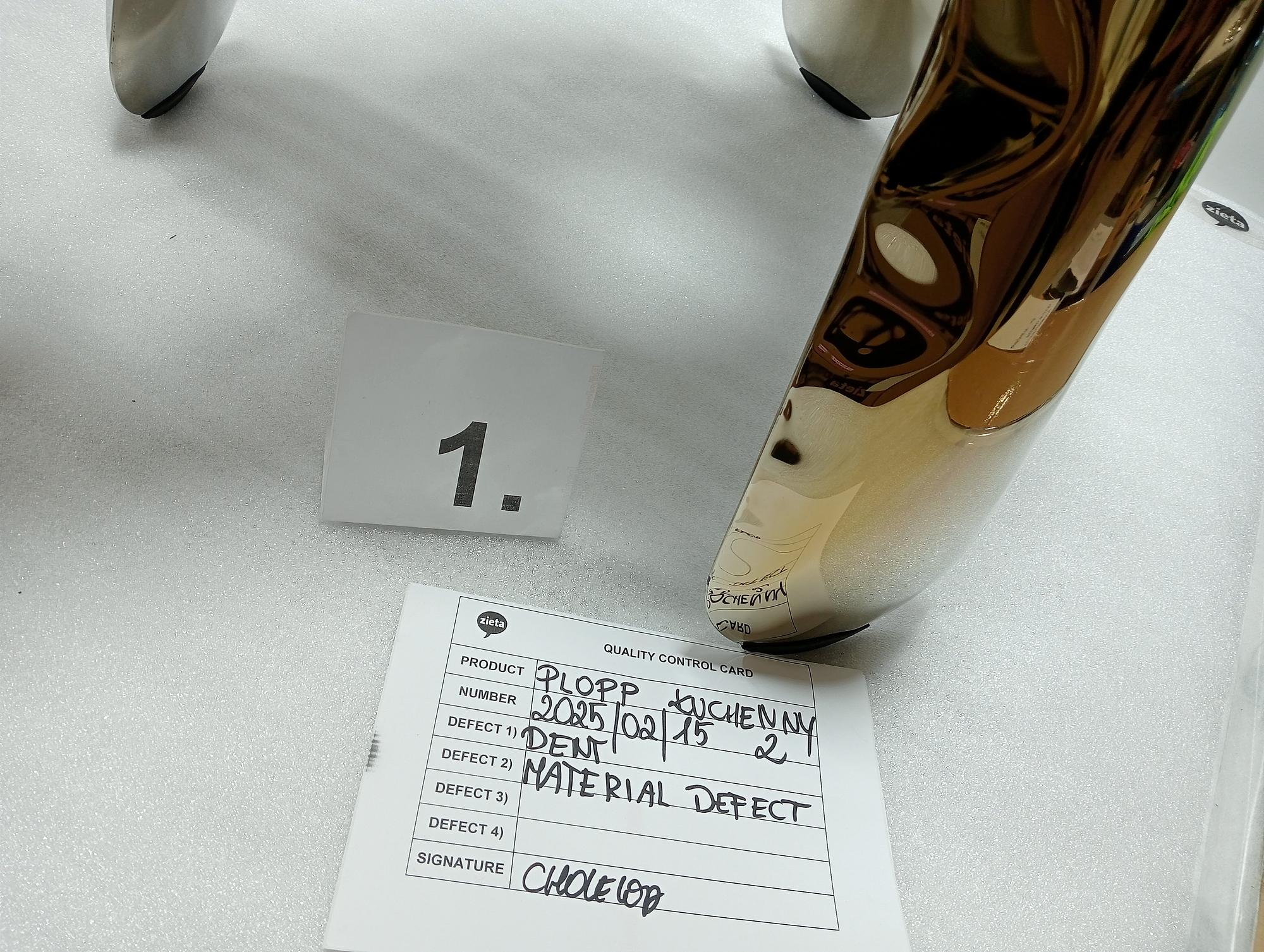 Plopp Küchenhocker Edelstahl Inox Gold Heat 2