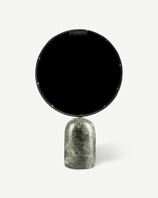 Spiegel Marmorsockel Metall Grün 2