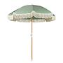 Beach Umbrella BOHO LOUNGE Cotton Fabric Green 3