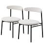 Esszimmerstühle Strator 2er Set Weiß 1