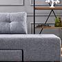 Manama Corner Sofa Bed Left - Grey 2