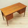 Schreibtisch Holz Braun 1960er Jahre  5