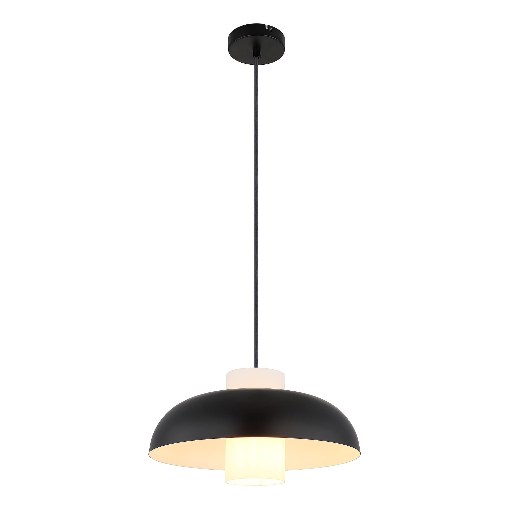 Lowe Pendant Light Iron 1-Light Black 3