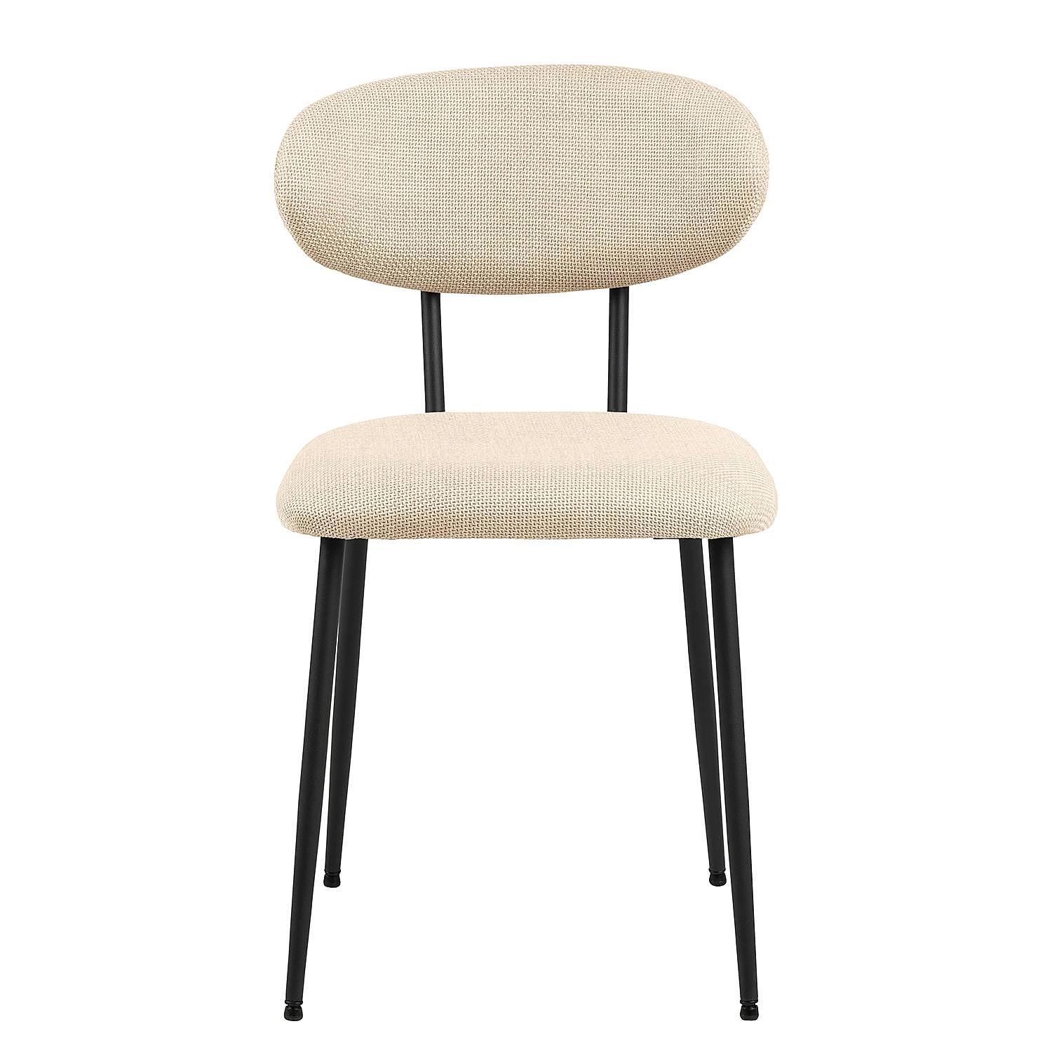 2x Esszimmerstuhl Almsted Strukturstoff Badia: Beige 4