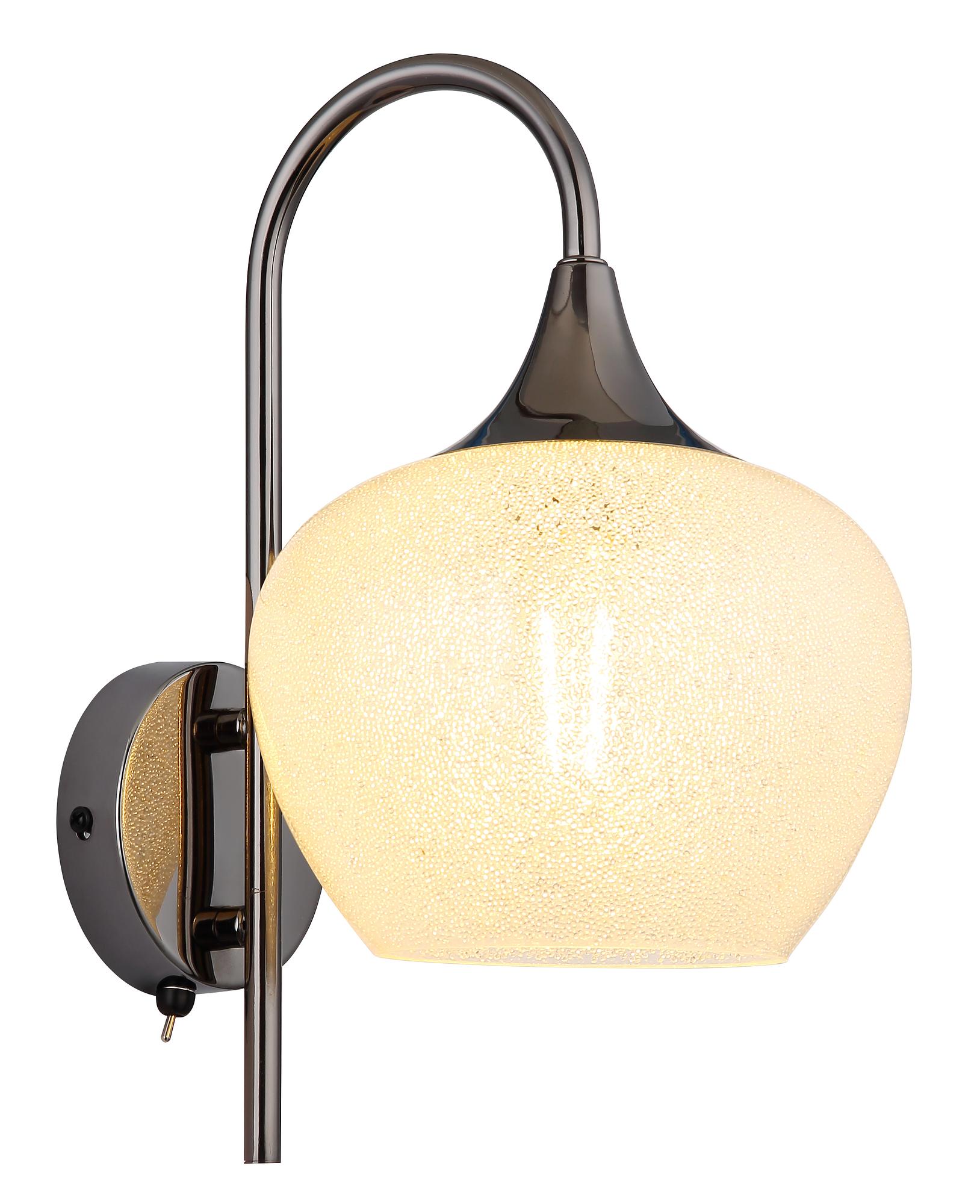 Wall light Maxy Type A Clear glass Iron 4