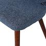 Cape Esszimmerstuhl Textil Blau 5