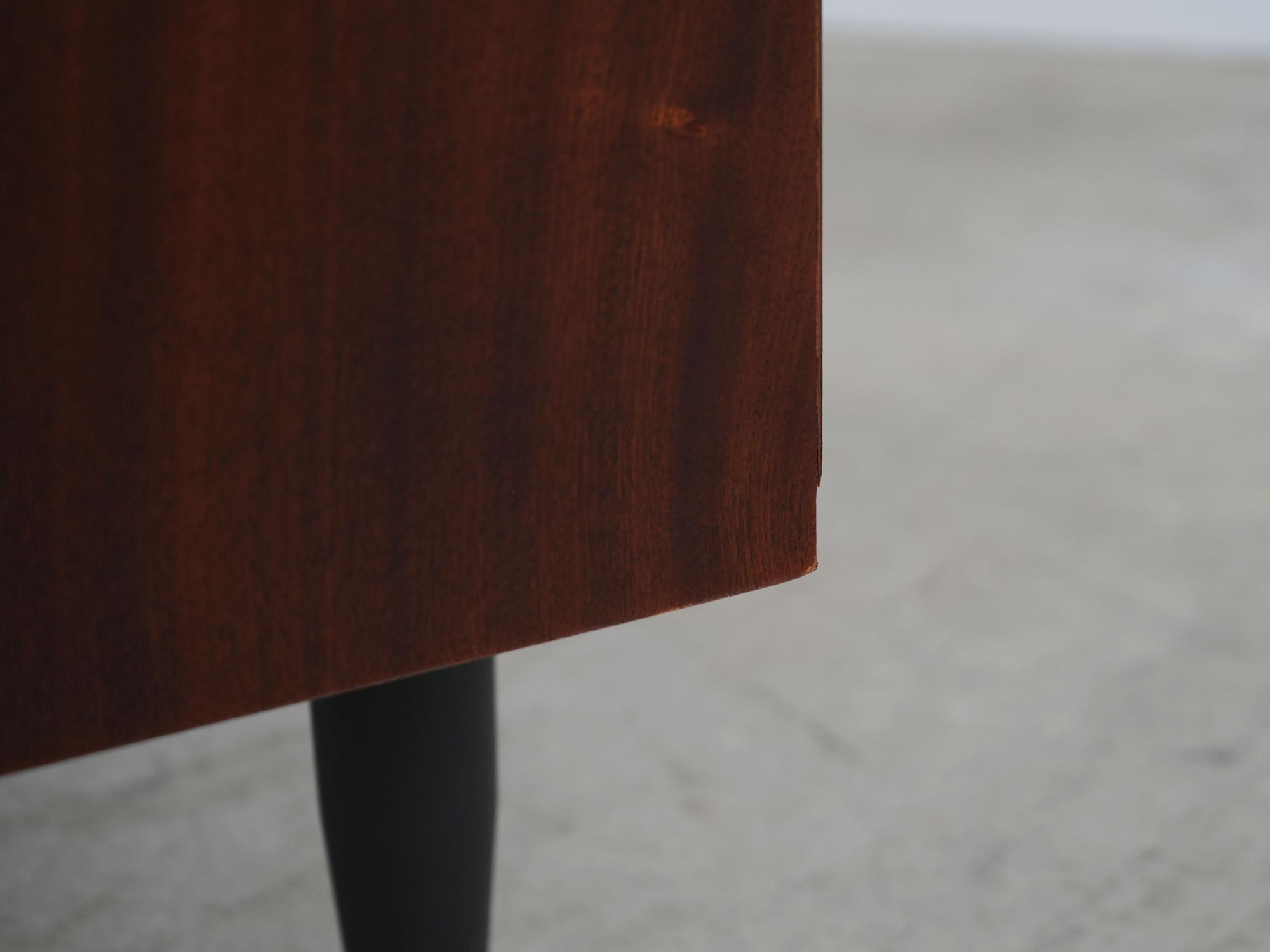 Mahogany bookcase 1970s 11