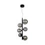 Dallas Pendant light mouth-blown glass Black Ø 29cm 0