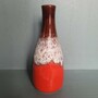 Vintage Vase Keramik Mehrfarbig  3