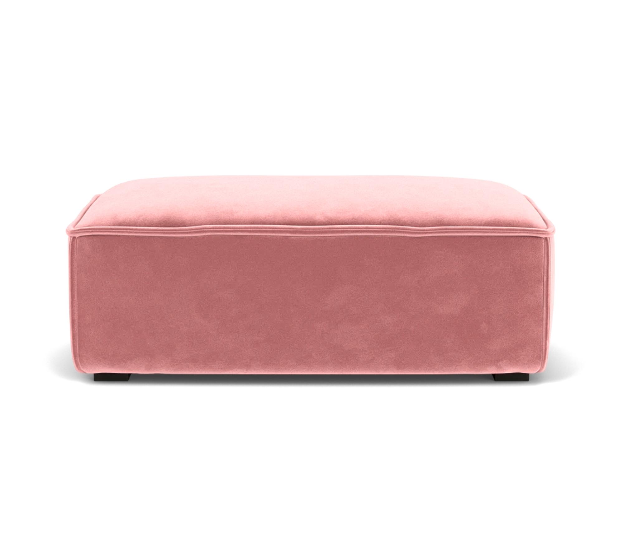 Daphne Fußhocker Modul Velour Lux Vintage Rosa 1