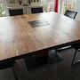 Boss Executive Quadrato Dining Table Wood Brown 4