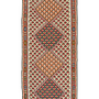 Kilim Senneh Teppich Braun 0