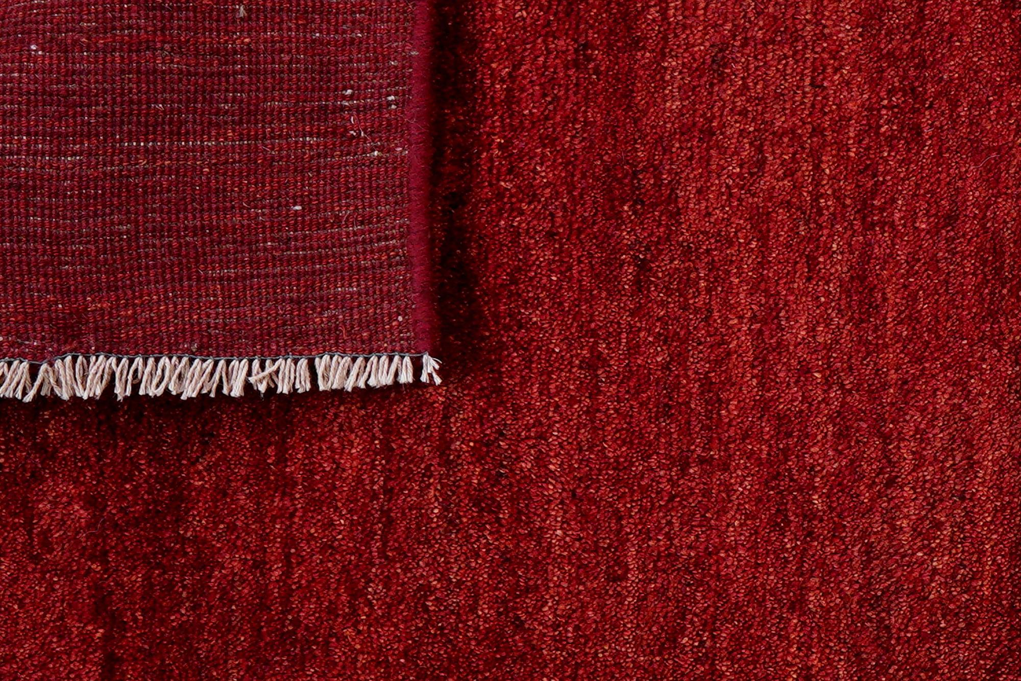 Rizbaf Gabbeh-Teppich Wolle Rot 5