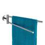 Towel holder metal silver 2