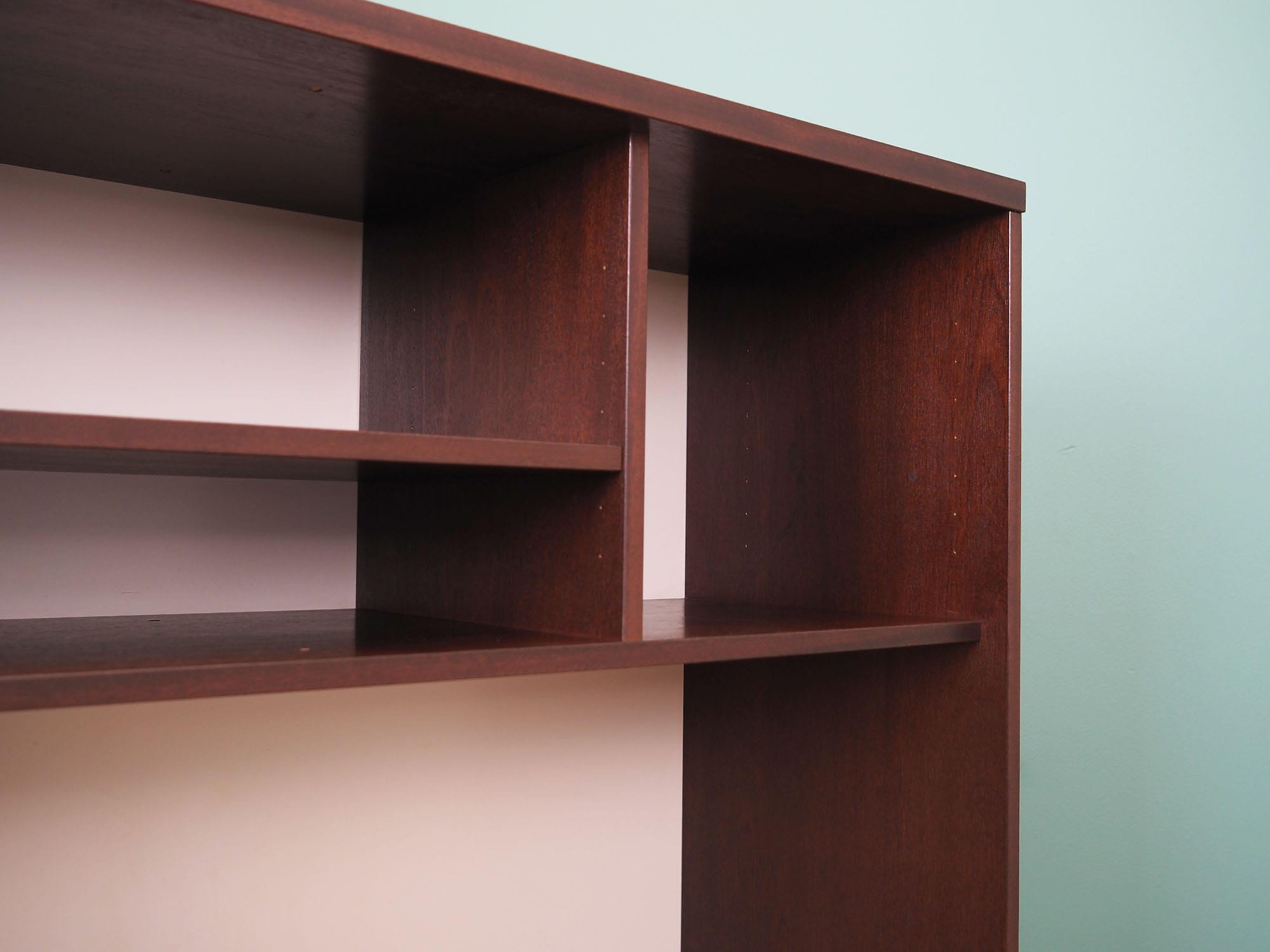 Mahogany Büucherregal 1960 Jahre 12