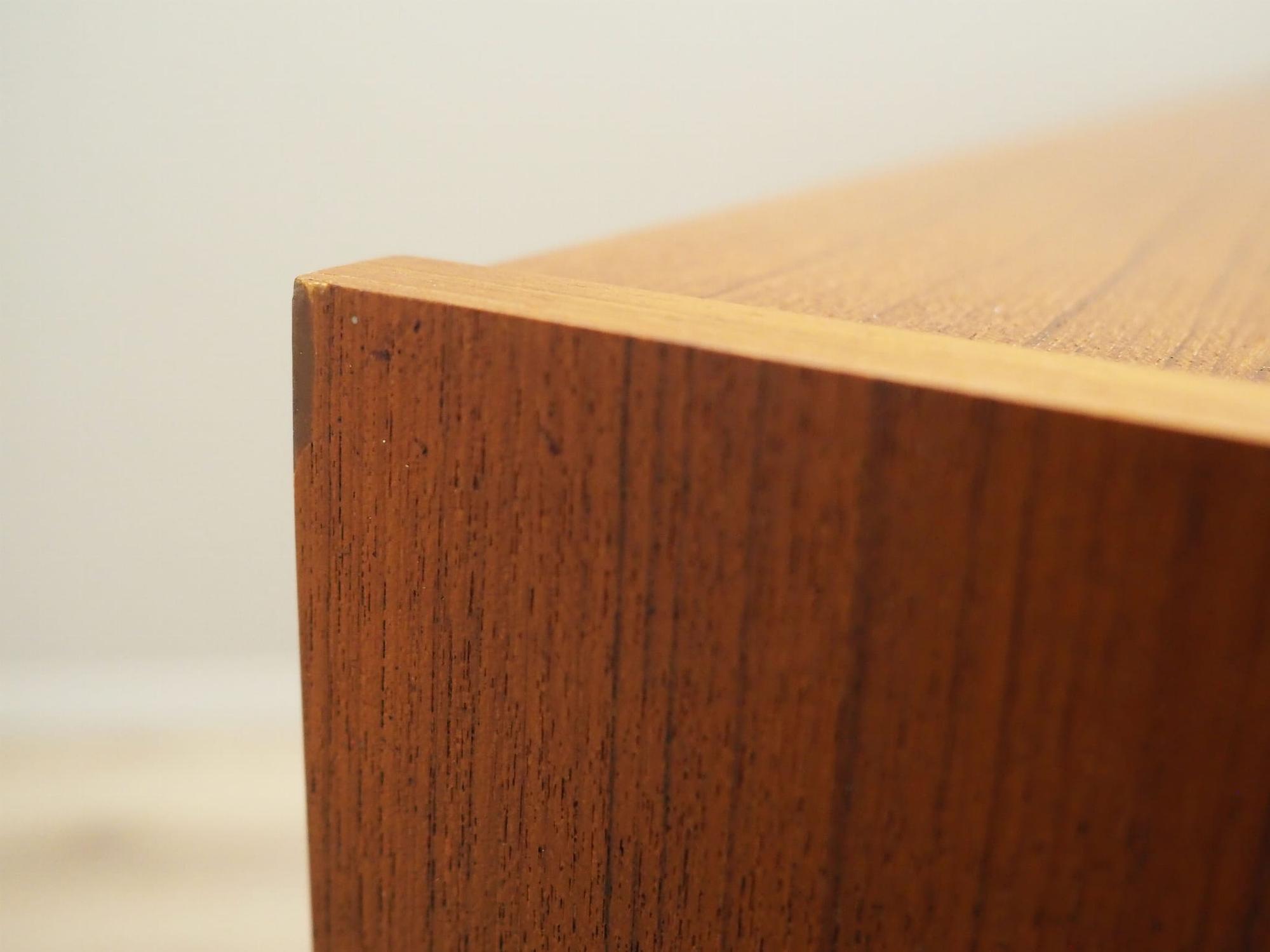 Vintage Sideboard Teak wood Brown 1970s 11