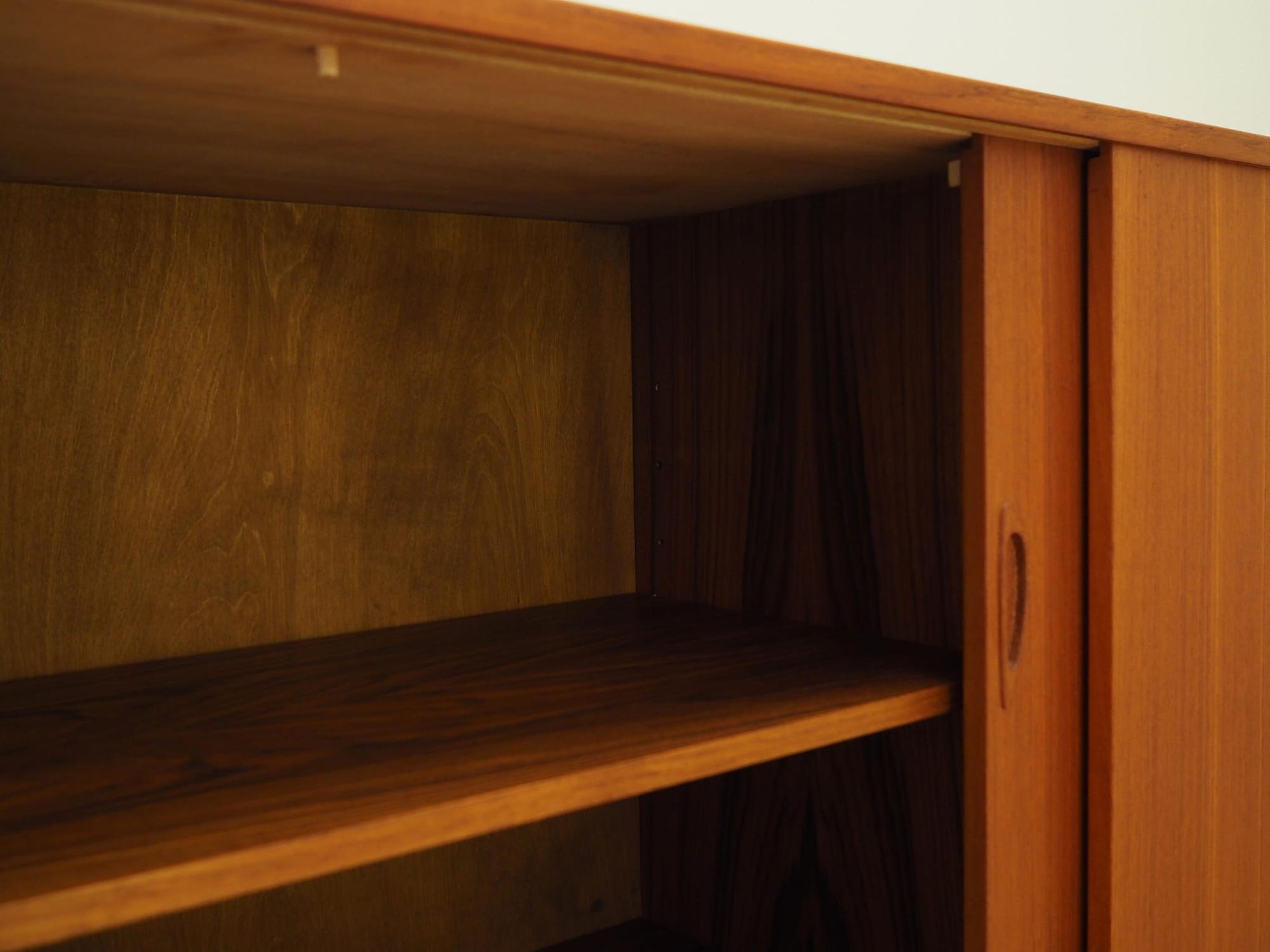 Vintage Sideboard Teak Wood Brown 1970s 13