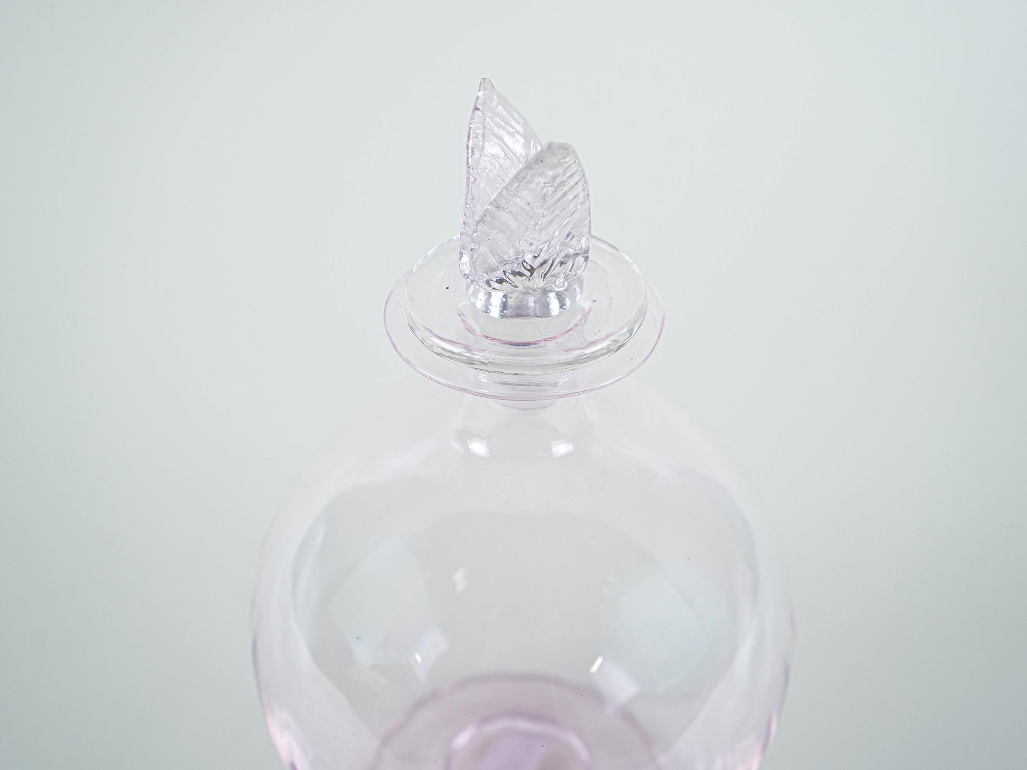 Glass carafe Transparent 1970s 4