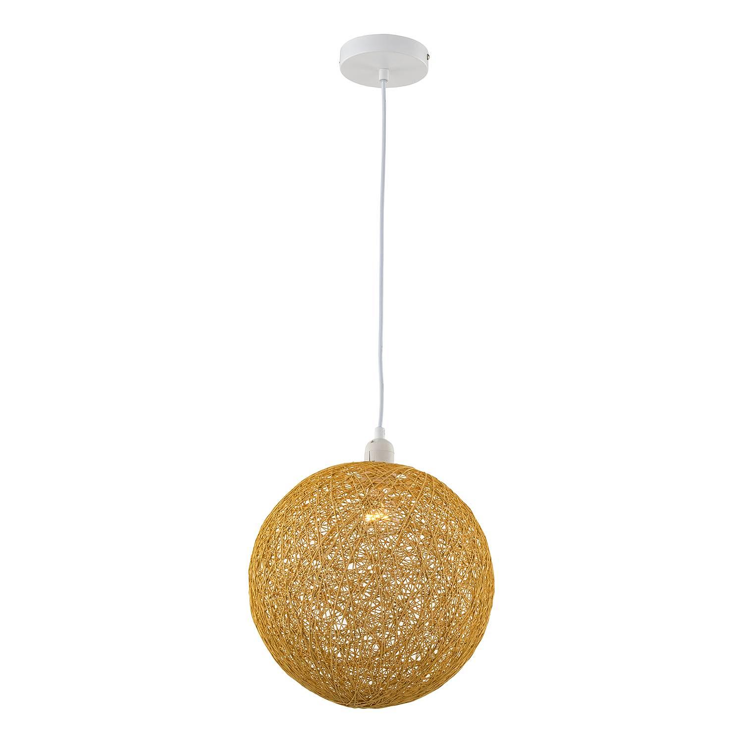 Pendant lamp Ambon Paper / Iron 1-bulb 1