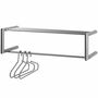 Wandgarderobe Metall Silber 0