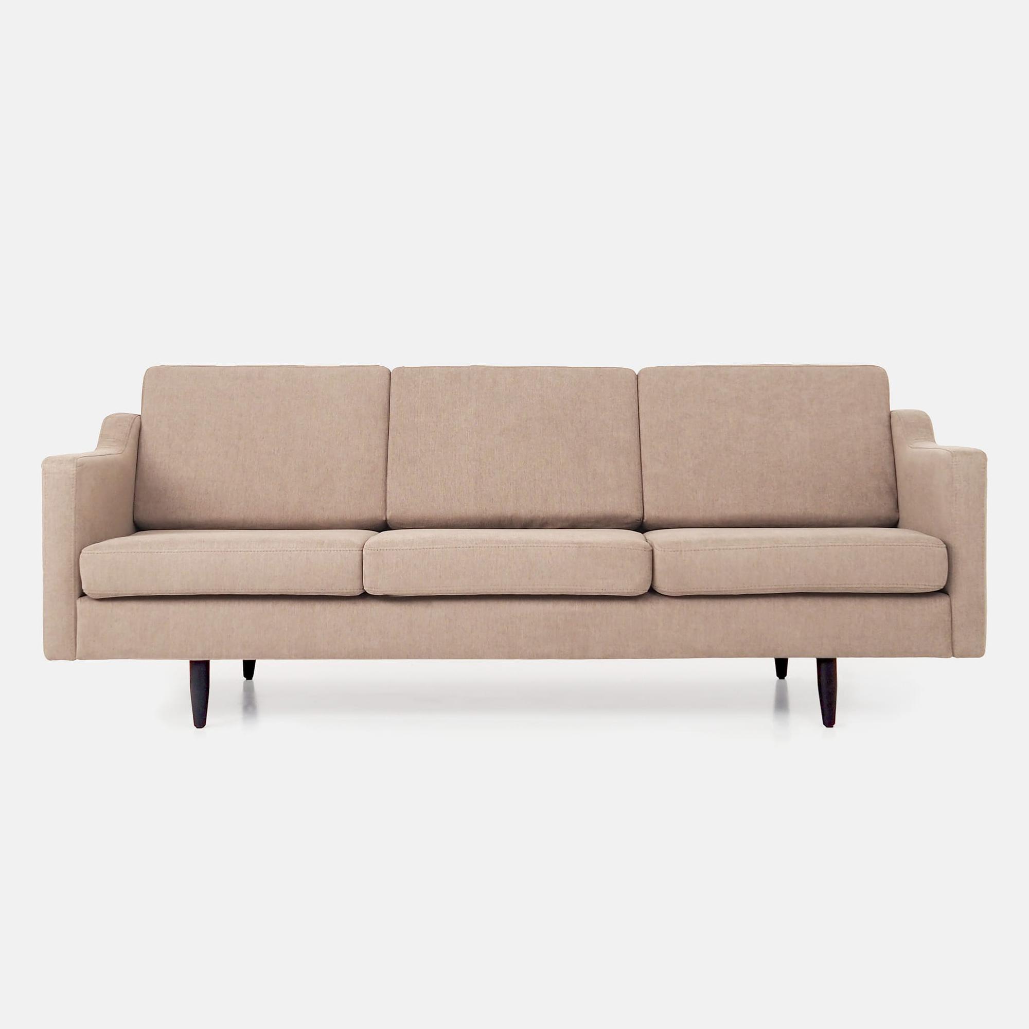 BODO Sofa 3-Sitzer Braun 1
