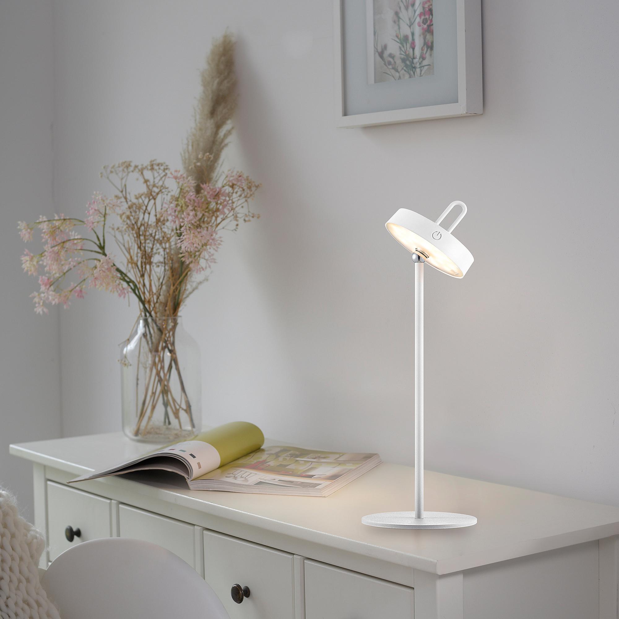 Amag LED Table Lamp Iron White 1-flame 2
