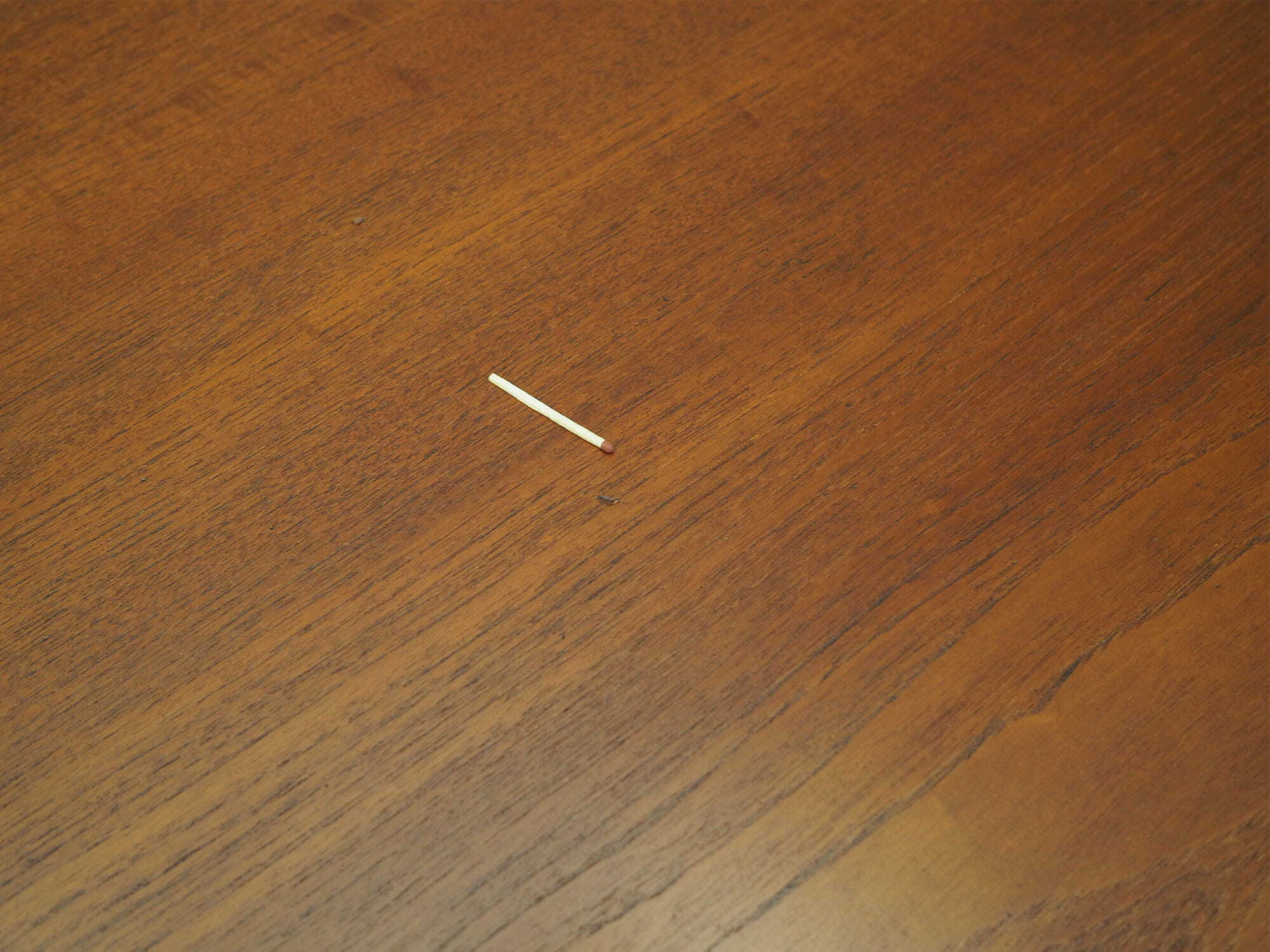 Vintage Schreibtisch Teakholz Braun 1970er Jahre 9