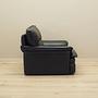 Armchair Leather Black 1960s 9
