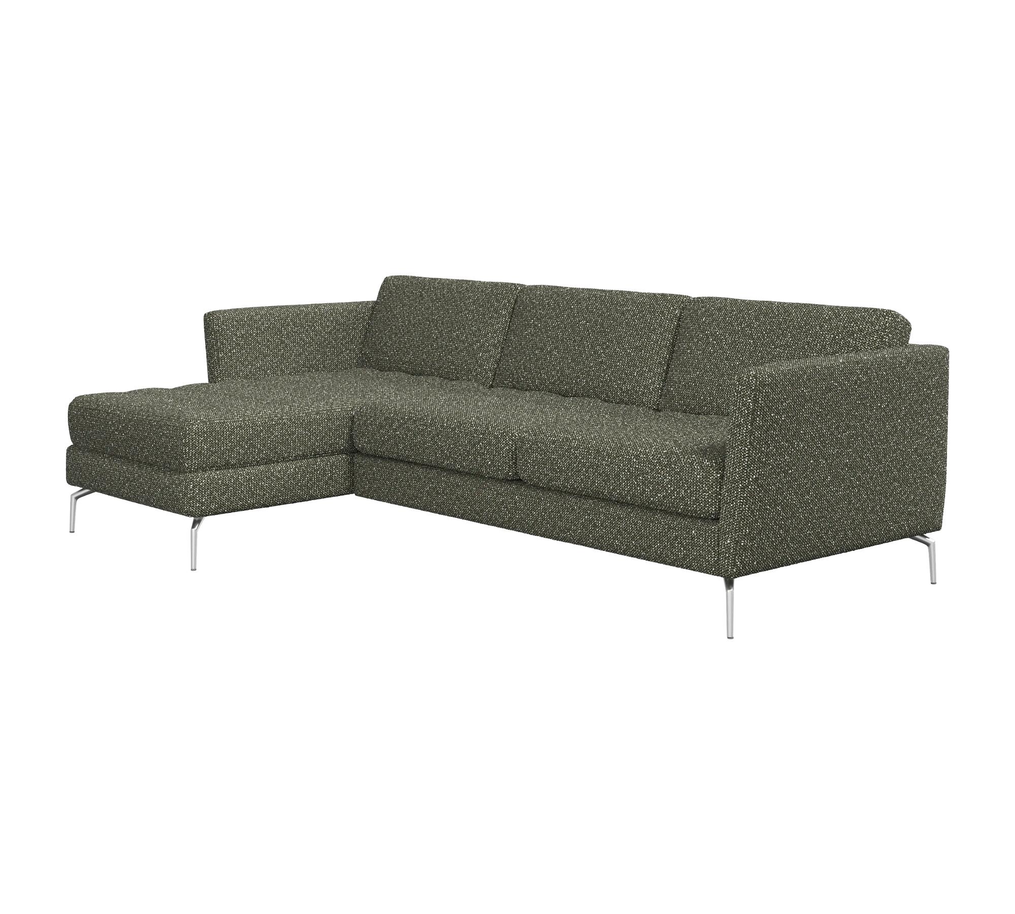 Osaka Sofa Récamiere Rechts Avellino-Stoff 3252 Grün 1